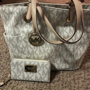 Michael Kors purse and wallet